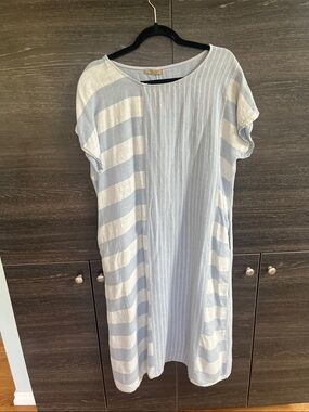 Beyond Capri Italian Linen Dress OS
